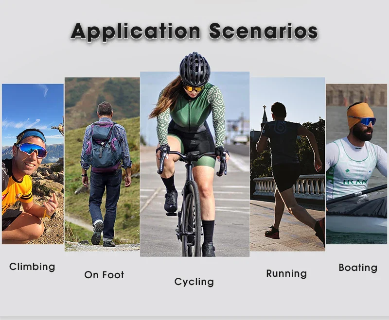 SCVCN Sports Men UV400 Sunglasses Cycling Glasses Runing Cycl Camp Bike Eyewear MTB Outdoor Goggles Bicycle Women Hunting - Image 8