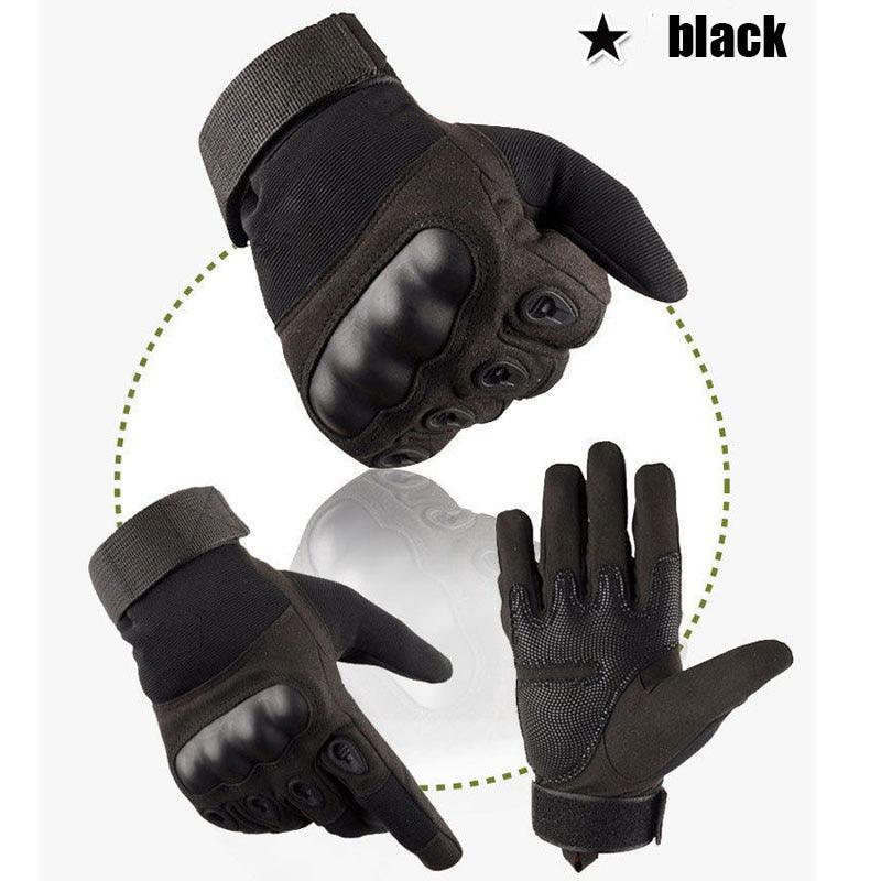 Super Fiber Leather Army Military Gloves - Image 10