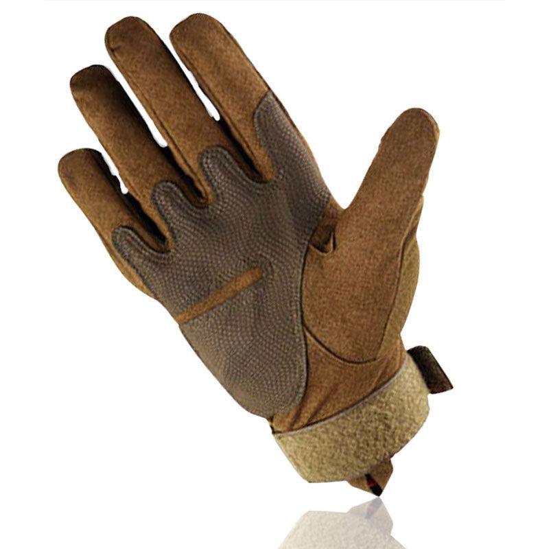 Super Fiber Leather Army Military Gloves - Image 11