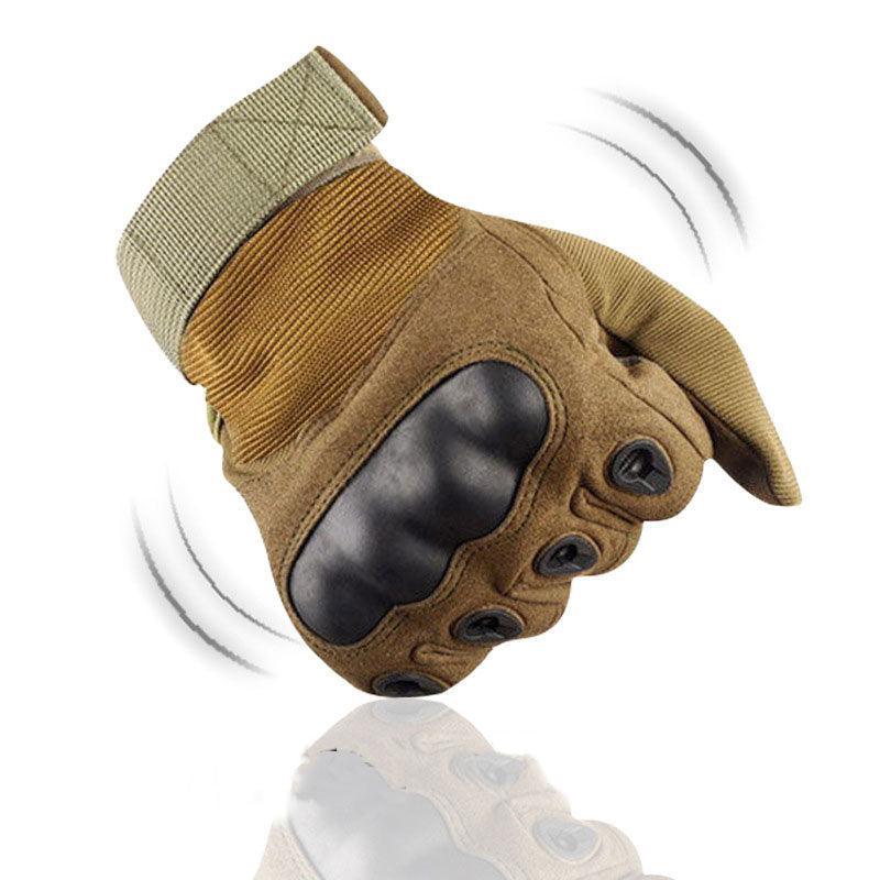 Super Fiber Leather Army Military Gloves - Image 12