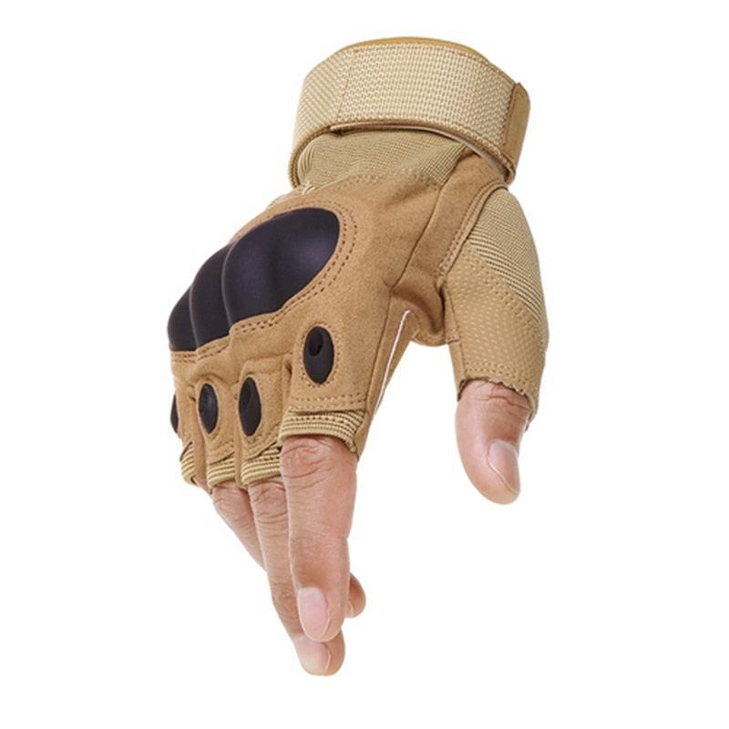 Super Fiber Leather Army Military Gloves - Image 7