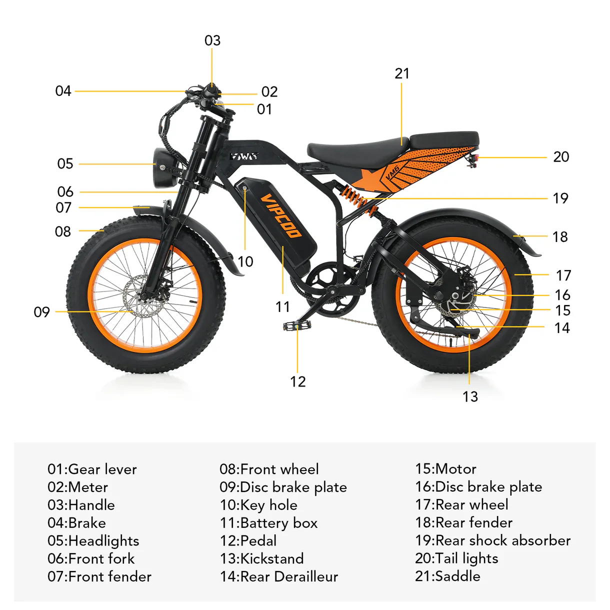 VIPCOO VM6 Electric City Bike - Image 8
