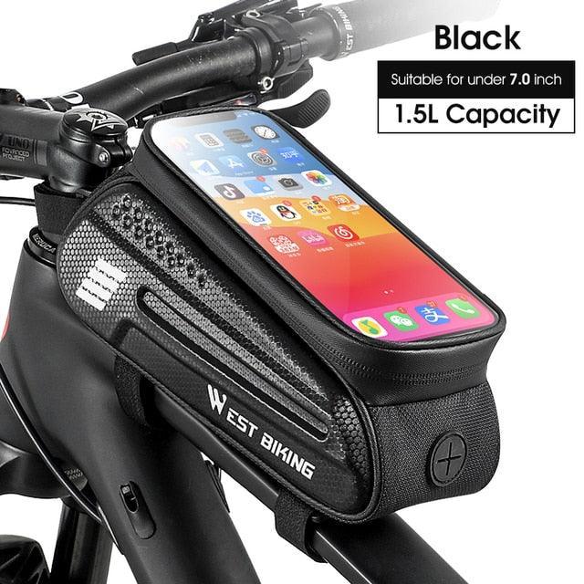 WEST BIKING Hard Shell TPU Bicycle Bag - Image 12