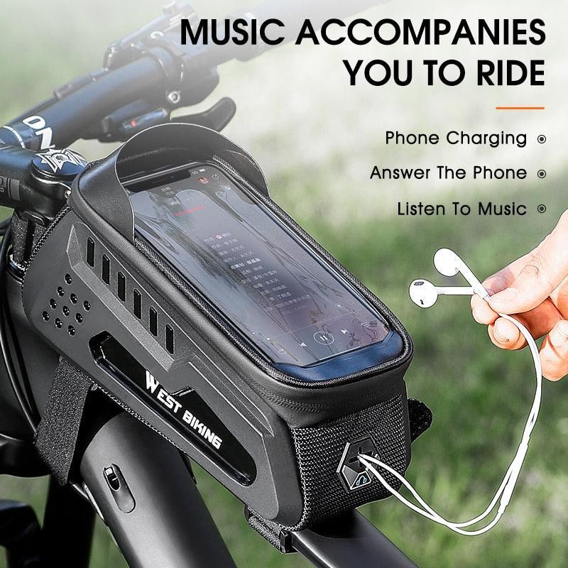 WEST BIKING Hard Shell TPU Bicycle Bag - Image 17