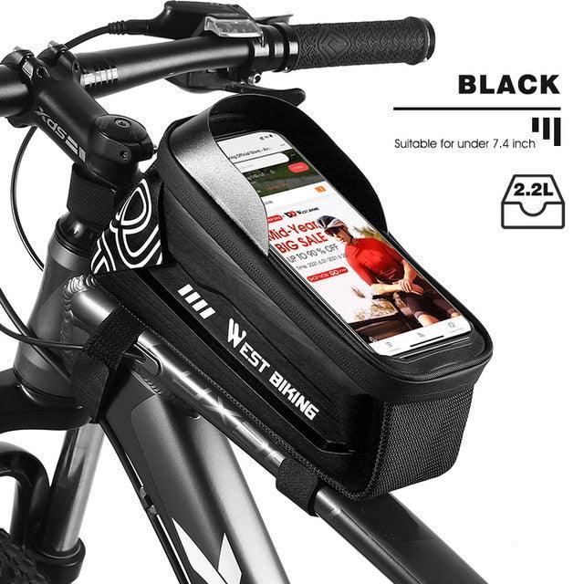 WEST BIKING Hard Shell TPU Bicycle Bag - Image 5