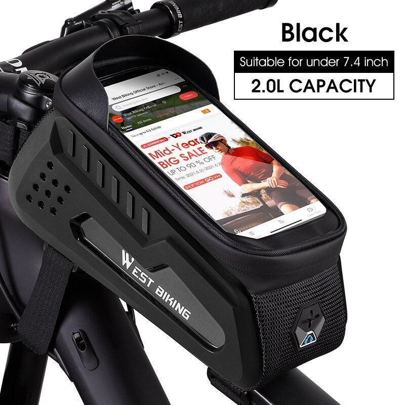 WEST BIKING Hard Shell TPU Bicycle Bag - Image 9