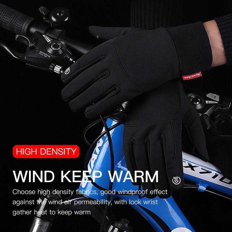Winter Gloves Men Cycling Bike Women Thermal Fleece Cold Wind Waterproof Touch Screen Bicycle Warm Outdoor Running Skiing Mitten - Image 8